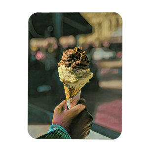 Ice cream lover gift magnet
