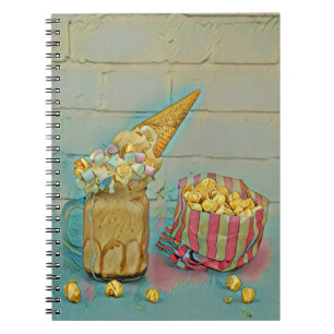 Ice cream lover gift notebook