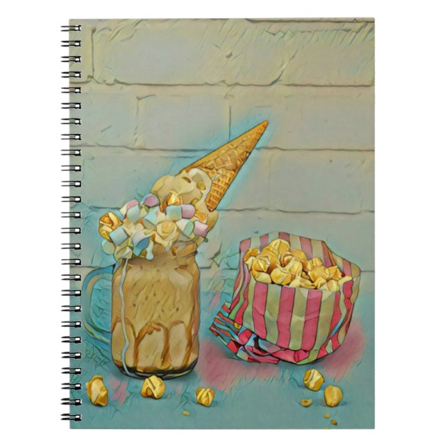 Ice cream lover gift notebook (Front)