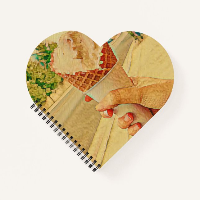 Ice cream lover gift notebook (Front)