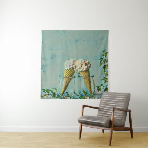 Ice cream lover gift tapestry