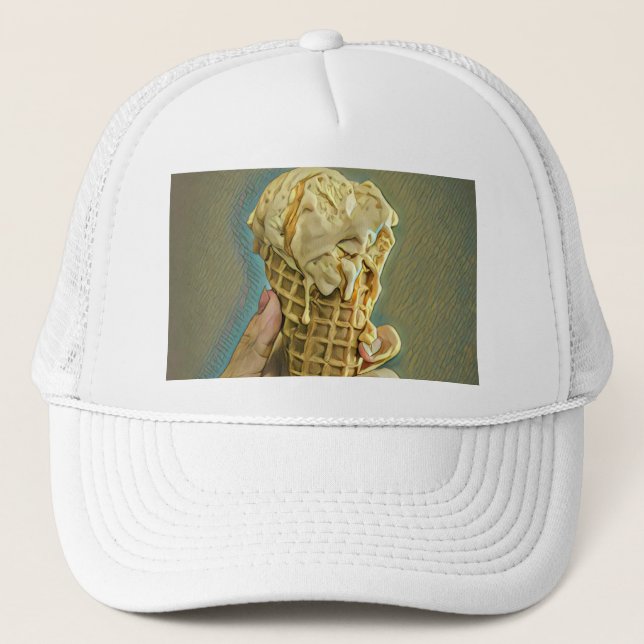 Ice cream lover gift trucker hat (Front)