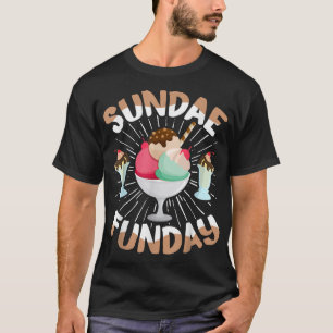 Ice Cream Lover Summer Candy Cone Kawaii Sundae Fu T-Shirt