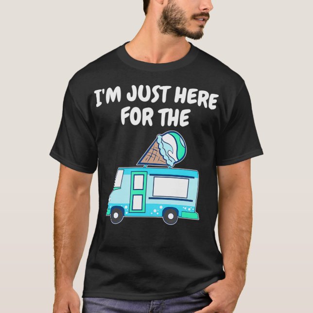 Ice Cream Lover Summer Ice Cream Truck  T-Shirt (Front)