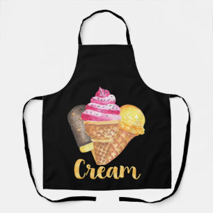 Ice Cream Lovers for Summer Apron