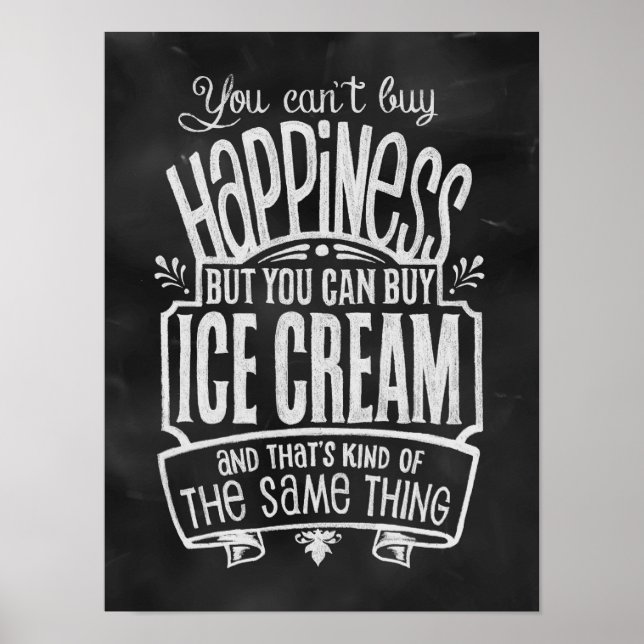 Ice Cream Lover's Poster (Front)