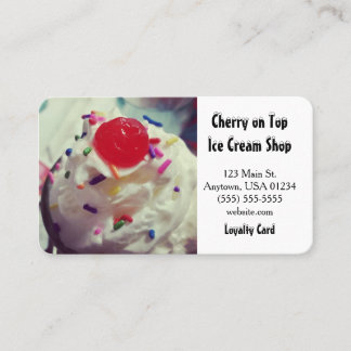 Ice Cream Loyalty Card