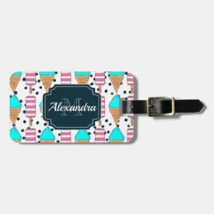 Ice Cream Luggage Tag