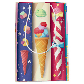 Ice Cream Medium Gift Bag
