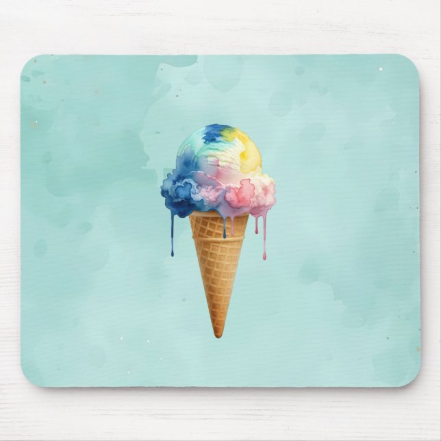 Ice Cream Mouse Mat (Front)