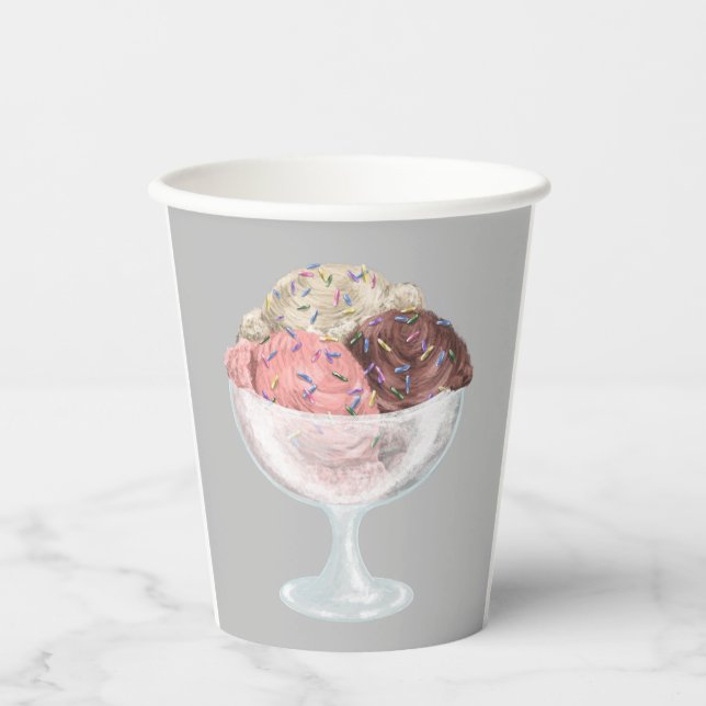 Ice Cream Paper Cups (Front)