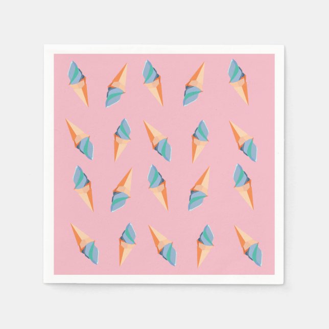 Ice Cream  Paper Napkins (Front)