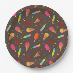 Ice Cream Paper Plate