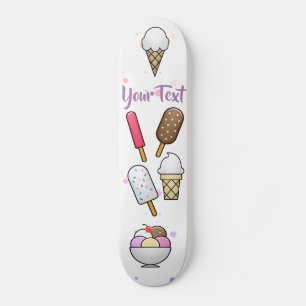 Ice Cream Parlor Dream  Skateboard