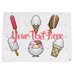 Ice Cream Parlour Dream Large Gift Bag