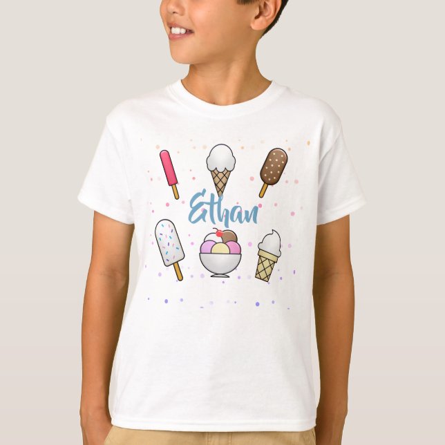 Ice Cream Parlour Dream T-Shirt (Front)