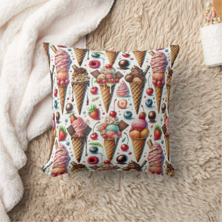 Ice-Cream Parlour Party Cushion