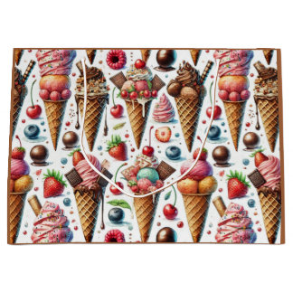 Ice-Cream Parlour Party Large Gift Bag