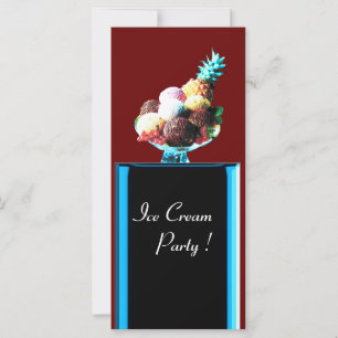 ICE CREAM PARTY - DESERT SHOP,blue red black