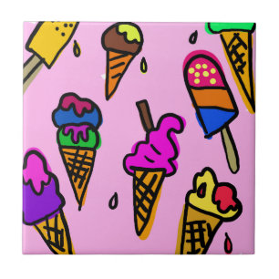 Ice Cream Party Shower Sweets Destiny's Tile