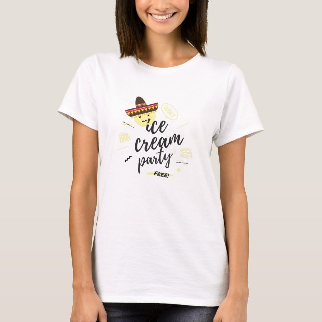 ICE CREAM PARTY T-Shirt (Front)