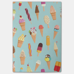 Ice cream pastels post-it notes