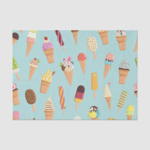 Ice cream pastels tissue paper
