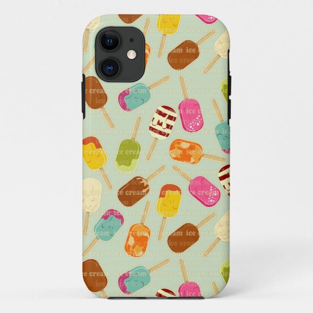 Ice Cream Pattern Case-Mate iPhone Case (Back)