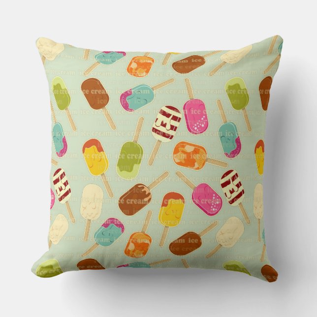 Ice Cream Pattern Cushion (Front)