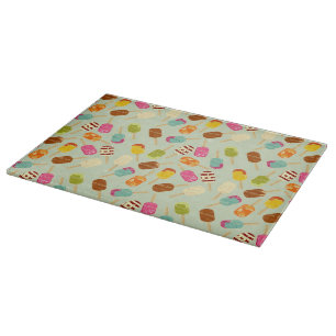 Ice Cream Pattern Cutting Board