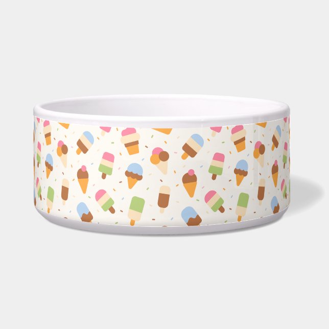 Ice Cream Pattern, Ice Cream Cone, Ice Popsicle (Front)