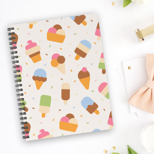 Ice Cream Pattern, Ice Cream Cone, Ice Popsicle Planner