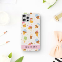 Ice Cream Pattern, Ice Cream Cone, Your Name