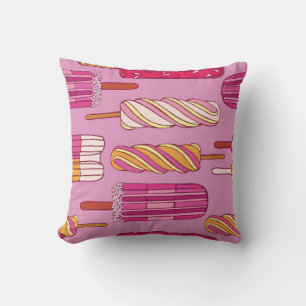 Ice cream pattern,illustration.  cushion