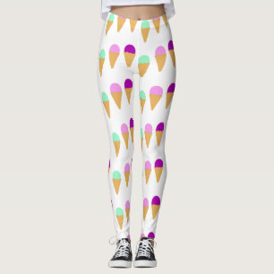 Ice cream Pattern Leggings