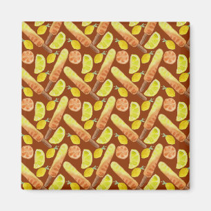 Ice cream pattern   Lollies pattern   lollipop 11 Magnet
