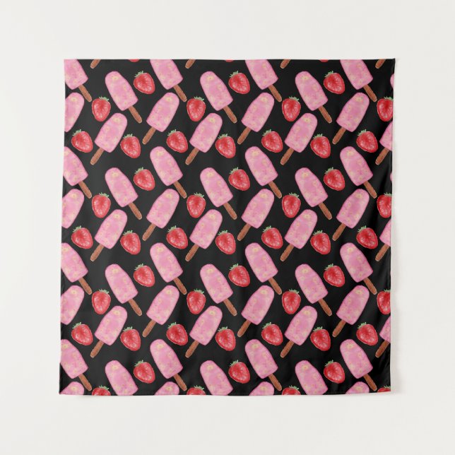 Ice cream pattern | Lollies pattern | lollipop 13 Tapestry (Front)