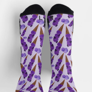 Ice cream pattern   Lollies pattern   lollipop 15  Socks