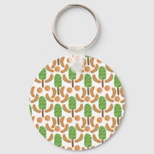 Ice cream pattern   Lollies pattern   lollipop 17 Key Ring