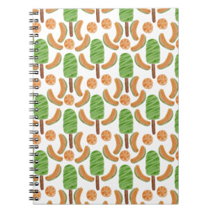 Ice cream pattern Lollies pattern lollipop 17 Notebook