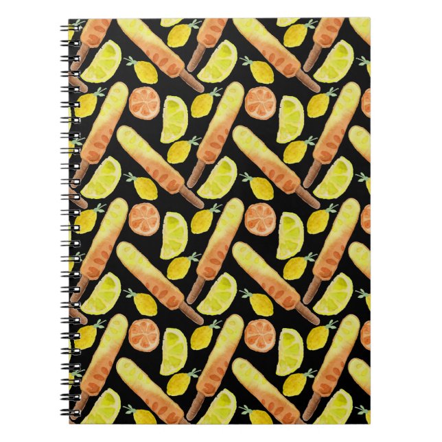 Ice cream pattern | Lollies pattern | lollipop 18 Notebook (Front)