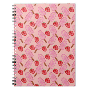 Ice cream pattern Lollies pattern lollipop 19 Notebook