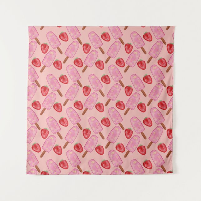 Ice cream pattern | Lollies pattern | lollipop 19 Tapestry (Front)