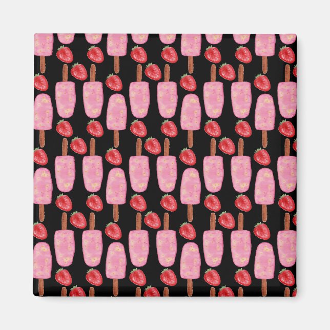 Ice cream pattern | Lollies pattern | lollipop 1 Magnet (Front)