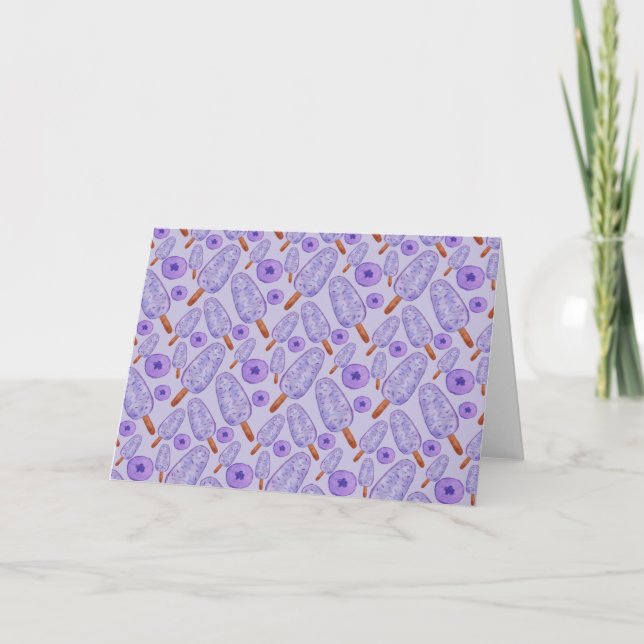 Ice cream pattern | Lollies pattern | lollipop 20 Card (Front)