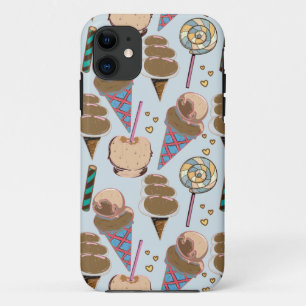 Ice cream pattern Lollies pattern lollipop 25 iPhone 11 Case