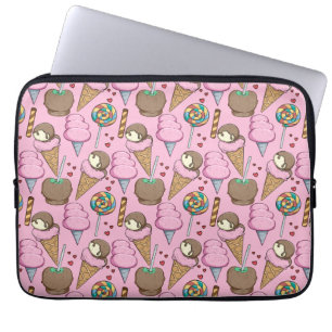 Ice cream pattern   Lollies pattern   lollipop 26 Laptop Sleeve
