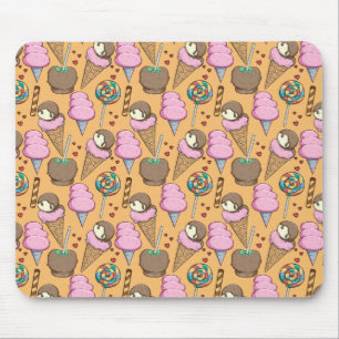 Ice cream pattern   Lollies pattern   lollipop 26 Mouse Mat