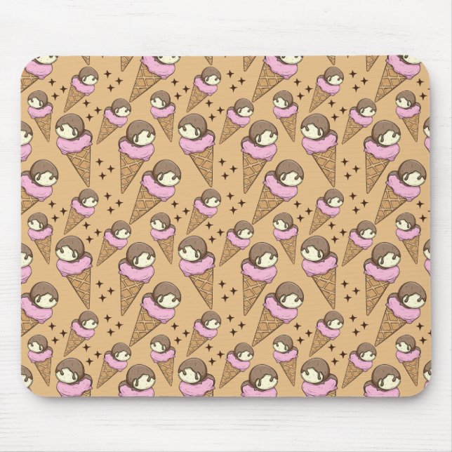 Ice cream pattern | Lollies pattern | lollipop 27 Mouse Mat (Front)