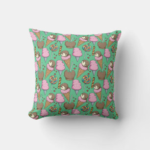 Ice cream pattern   Lollies pattern   lollipop 29 Cushion